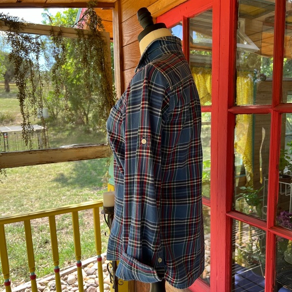 Lauren Jeans Co. Plaid Flannel Shirt - Picture 5 of 10